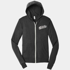 Unisex Triblend Full Zip Lightweight Hoodie Thumbnail