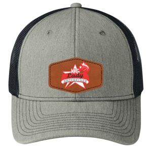 Snapback Trucker Cap w/ Leather Patch Thumbnail